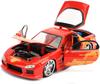 Jada TOYS JADA TOYS Mini Car Size ORANGE MAZDA Fast Furious 1/24 FAST&FURIOUS JULIUS'S RX-7 &