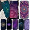 Mandala Chakra Yoga Telefonfodral För iPhone 16 15 14 13 11 12 Pro Max 13 12 mini XR 15 16 Plus 16e Bumperfodral