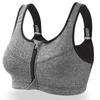 Reggiseno Sportivo Senza Ferretto con Zip Frontale, Resistente agli Urti, ad Alto Supporto, per Donna