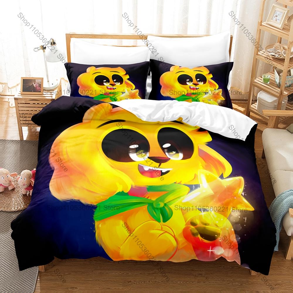 Personality Popular Spanish Gamer Mikecrack Bedding Set New Printed Duvet Cover Set Soft Microfiber Bed Linen for Fans Bedroom