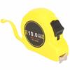 10m Tape Measure, Stainless Steel Ruler, Lightweight, Portable, High Accuracy, with Rewind Button, for Measuring and Sewing