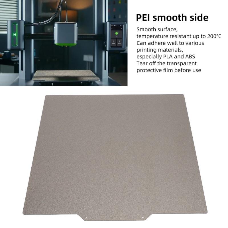 Textured Smooth PEI Build Plate 250x250mm Double Sided 3D Printer Platform For QIDI Q1 Pro