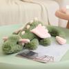 Cute Matcha Green Dragon Plush Toy Soft Stuffed Dragon Doll with Pink Wings Huggable Adorable Plushie for Girl Gift