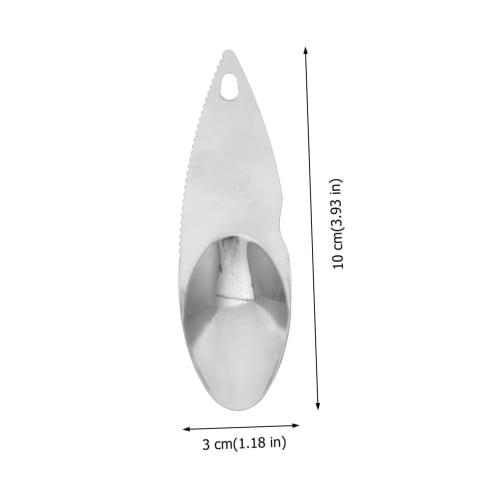 BIUDECO 12-Piece Kiwi Peeler Tool, 430 Stainless Steel Kiwi Cutter Tool with Scoops, Orange and Lemon Peelers, and Fruit Digging Spoons