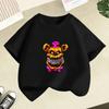 Five Nights Freddys Kids TShirt Cartoon Printed Boy Short Sleeve Tops FNAFs Girl Clothes Summer Breathable Baby Birthday Gifts