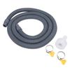 750GPH Bilge Pump Installation Kit Efficient Drainage 0.75in Diameter 6.56ft Bilge Pump Hose with 2 Clamps for Yacht