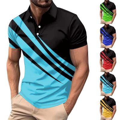 Men's Summer Leisure Culture Breathable Short Sleeved Shirt Top