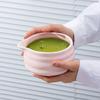 1pc 161ml/16oz Japanese Traditional Ceramic Matcha Bowl with Pour Spout, Handmade Japanese Style Matcha Green Tea Ceremony Chawa