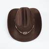 Weicher Fedora Hut mit Blumenstickerei Sonnenhut Vintage Filz Western Cowboyhut Reise Outdoor