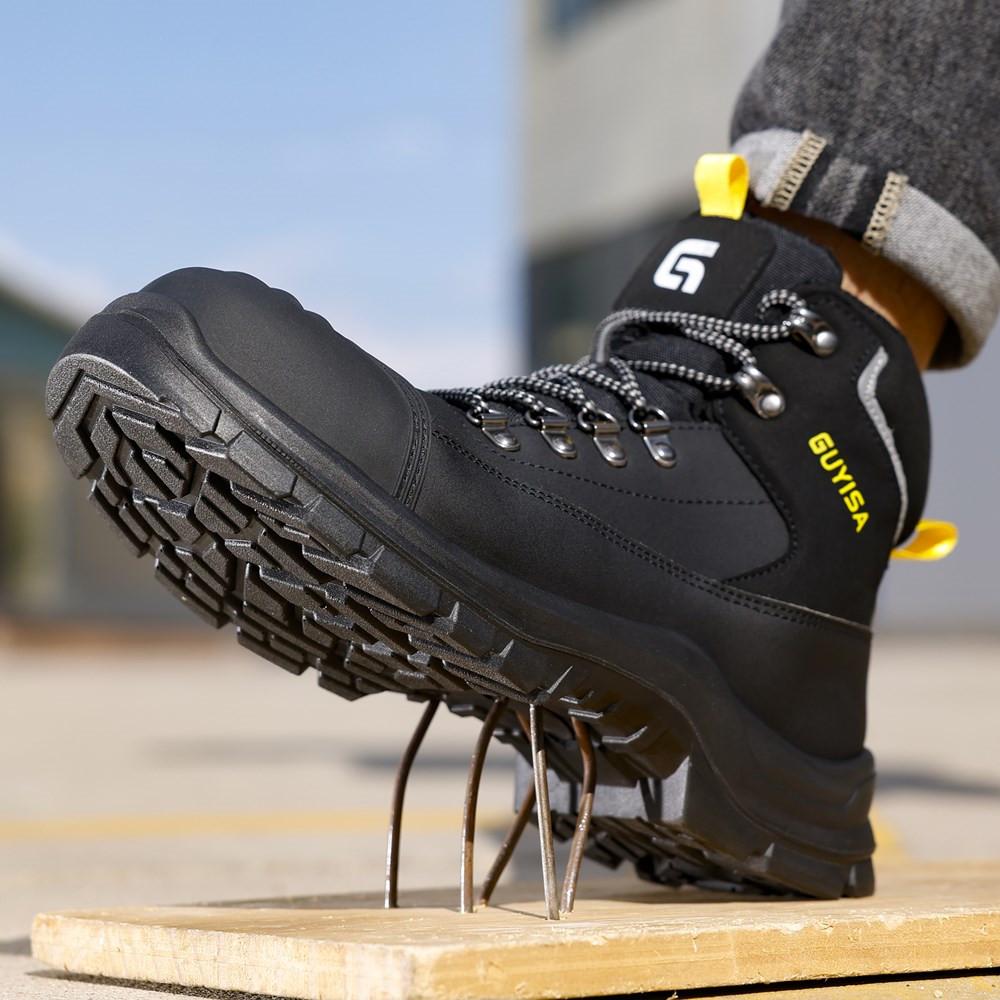 Safety Shoes Men Work Sneakers Indestructible Shoes Puncture-Proof Protective Shoe Work Boots Steel Toe Men Shoes Platform Boots