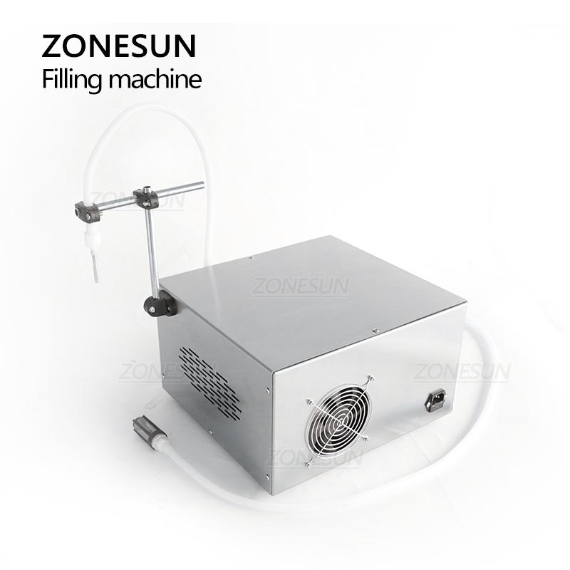 ZONESUN Liquid Filling Machine ZS-YG1 Single Head Magnetic Pump Water Beverage Juice Perfume Bottle Filler Supply 5-3000ml