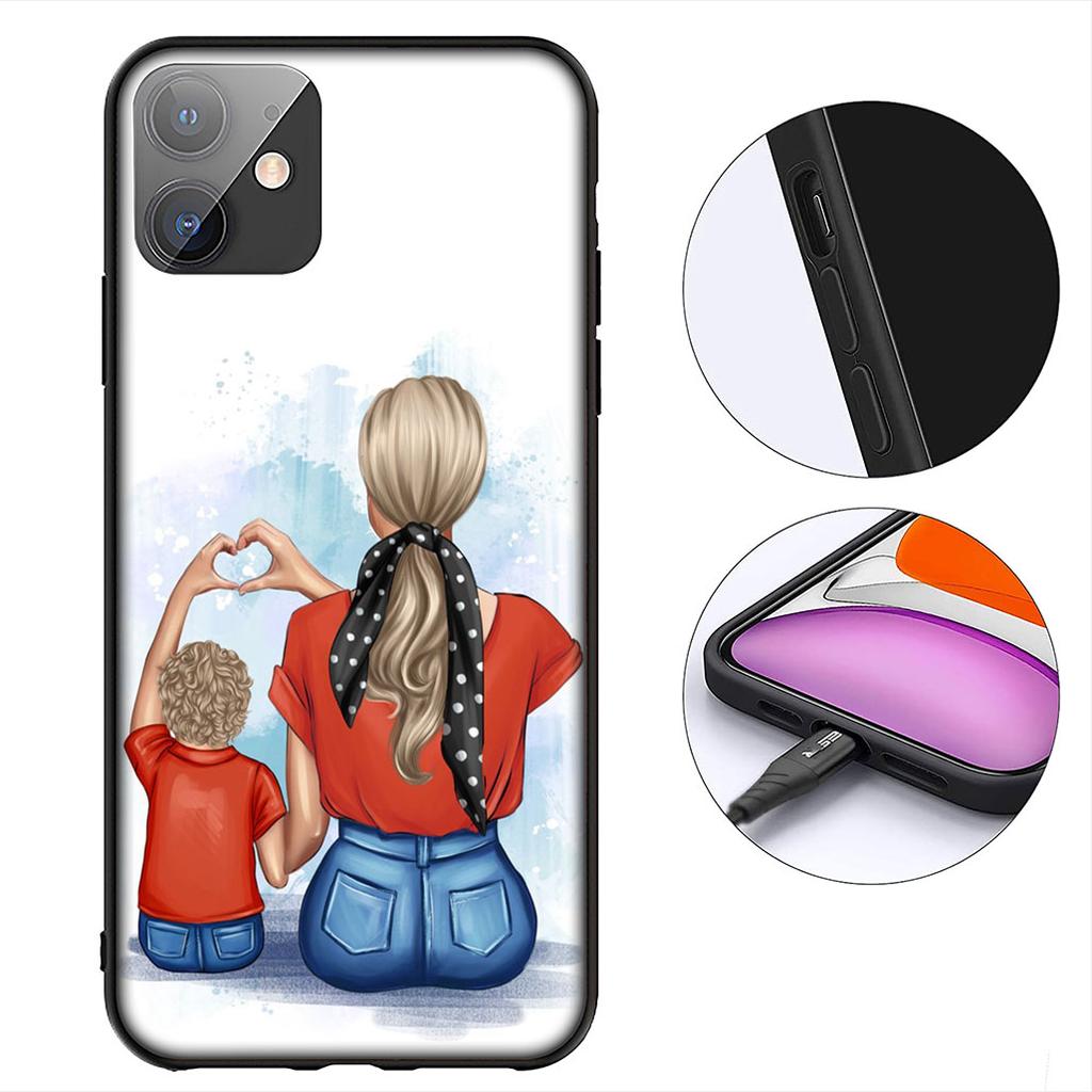 Woman Baby Girl Mom Family Boy Casing Cover for Samsung Galaxy S22 S21 S20 FE Ultra Plus A35 A36 A37 A33 A34 A04 A71 Phone Case