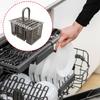 High Temperature Resistant Dishwasher Utensil Holder Practical Dishwasher Storage Solution for Space Optimization