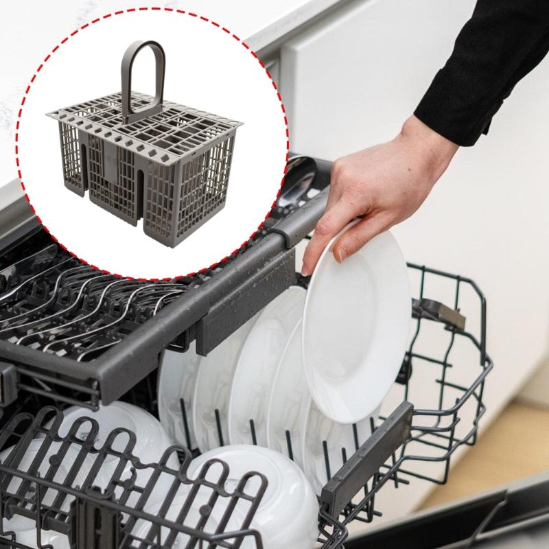 High Temperature Resistant Dishwasher Utensil Holder Practical Dishwasher Storage Solution for Space Optimization