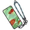 Case - E.F.CONNECTION - for Google Pixel 9 - Shockproof Protection - Removable Wrist Strap - Transparent Silicone