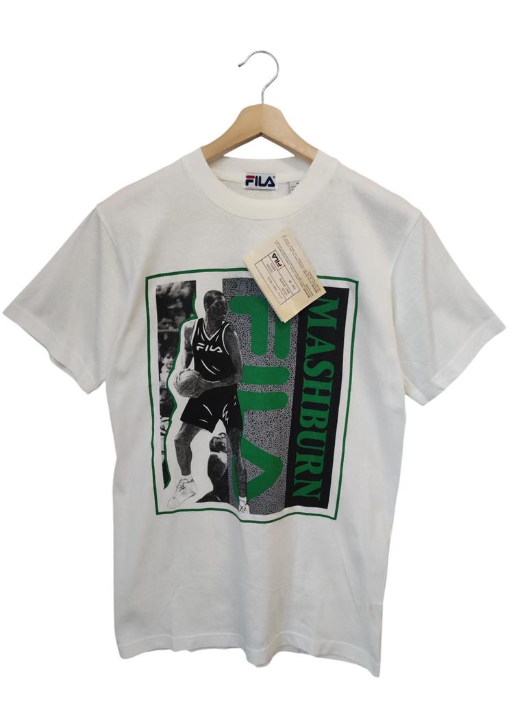 Vintage 90s FILA Bella Italia Fila Tribute To Jamal Mashburn Kentucky Retro Fila Court Tennis Agassi T Shirts 90s Tennis Retro Wear with Tag