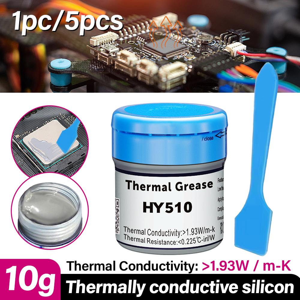 Silicone Paste HY510 Thermal Grease Composite Chipset High Efficiency Thermal Conductivity For CPU Notebook Computer Heat Sink