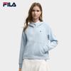Fila Heritage Trendy Fresh Soft Structured Half-Zip Loose Hoodie Women Hoodies F11W548217FLB