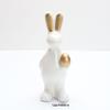 Easter Ceramic Ornament: Cute Rabbit Holding Egg, Perfect Gift for Home Decoration