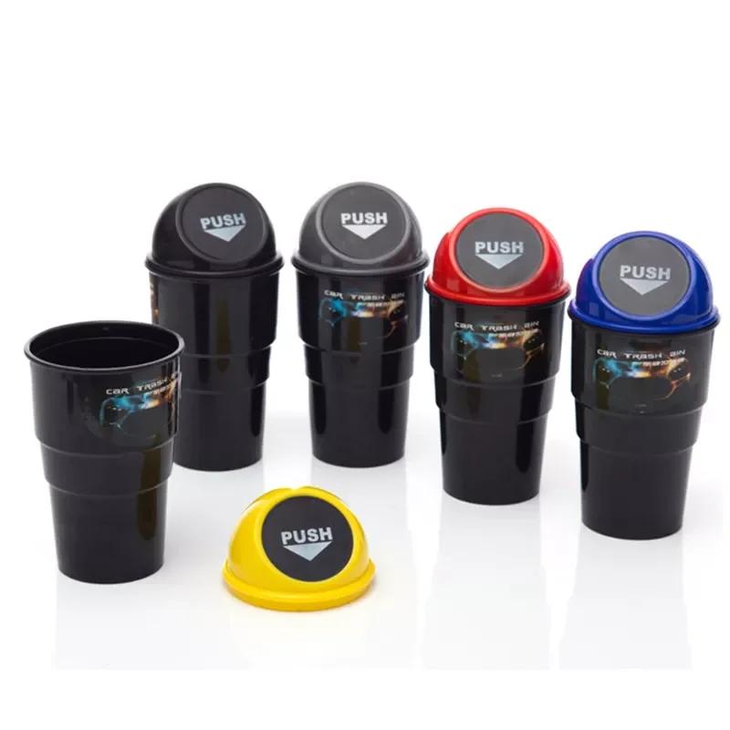 Car Trash Can Organizer Garbage Holder Automobiles Storage Bag Auto Door Seat Back Visor Trash Bin Paper Dustbin