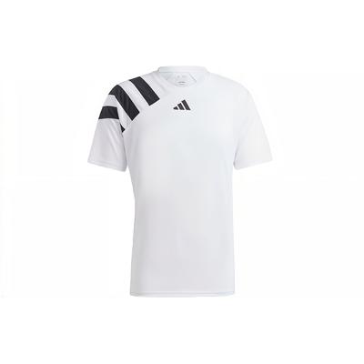 Fortore 23 Striped Colorblock Short Sleeve Soccer Jersey Men Tops White IK5745