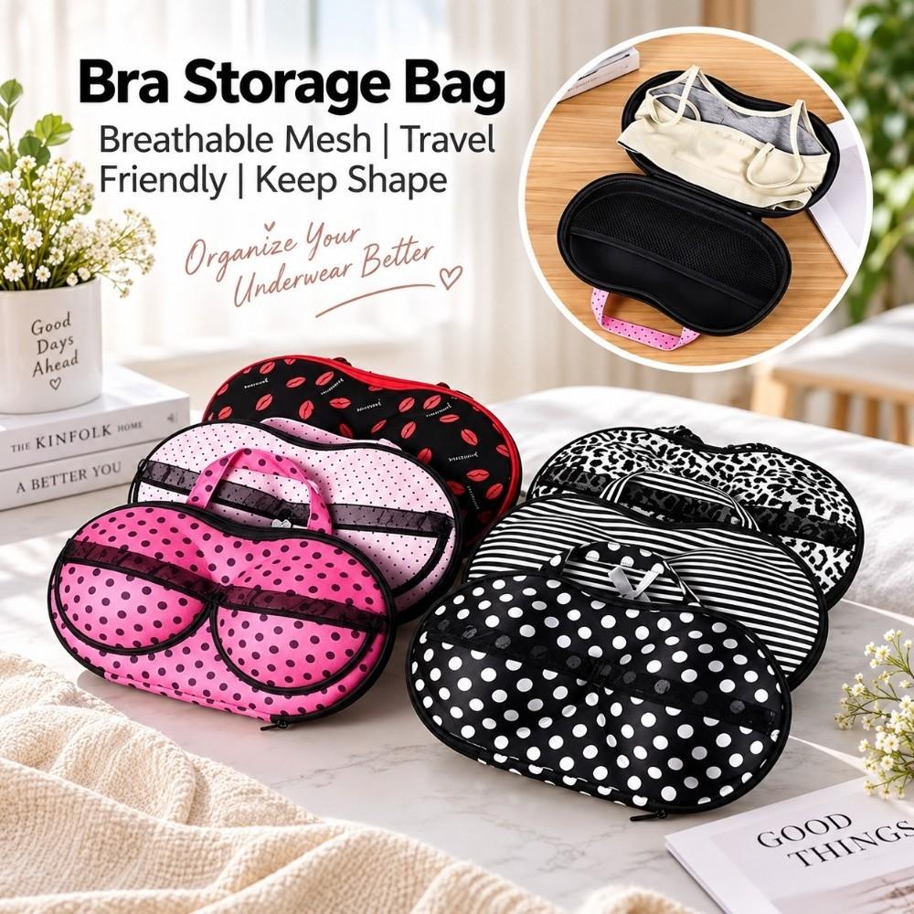 Hard Shell Lingerie Organizer Anti-Deformation Underwear Bag Fashion Bra Storage Box For Women