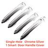 Carbon Car Accessory Door Handle Cover Trim Paste Style 2005 2006 2007 2008 2009 2010 2011 2012 Chrome For Renault Clio MK3