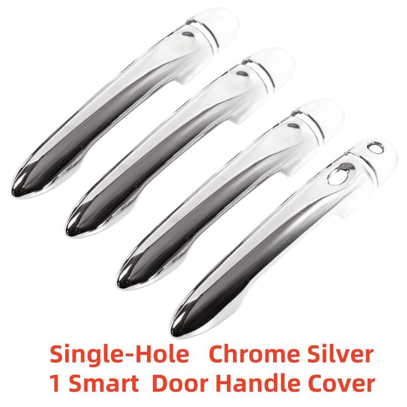 Carbon Car Accessory Door Handle Cover Trim Paste Style 2005 2006 2007 2008 2009 2010 2011 2012 Chrome For Renault Clio MK3
