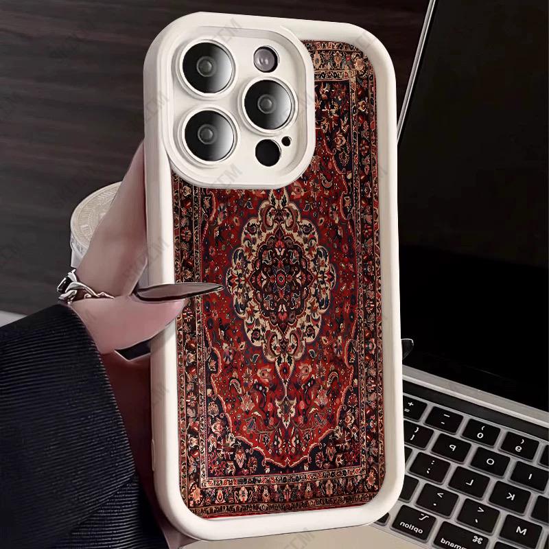 Dark Totem Pattern Silicone Phone Case for Samsung Galaxy S25 Ultra S24 FE S23 Plus S22 S21 S20 A15 A35 A54 A55 5G Soft Cover