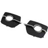 Pair of Bumper Fog Light Bezel With Decorative Trim ABS Plastic Long Lasting 51117188383 Replacement for X6 E71 E72