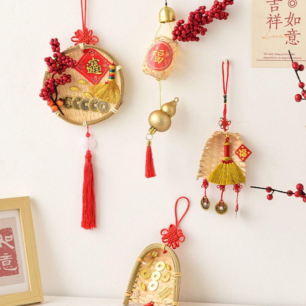 Red Chinese Traditional Decoration Tassel Spring Festival Ornament  Gift
