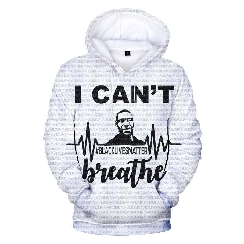 Black Lives Matter Mikiny s 3D potiskem Mikiny Muži Ženy Svetr s dlouhým rukávem Neformální Móda Chlapci/Dívky Oblečení