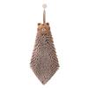 INS Cute Chenille Hand Towel: Thick, Soft, Quick-Drying, Absorbent, Hanging Design for Kitchen & Bathroom.