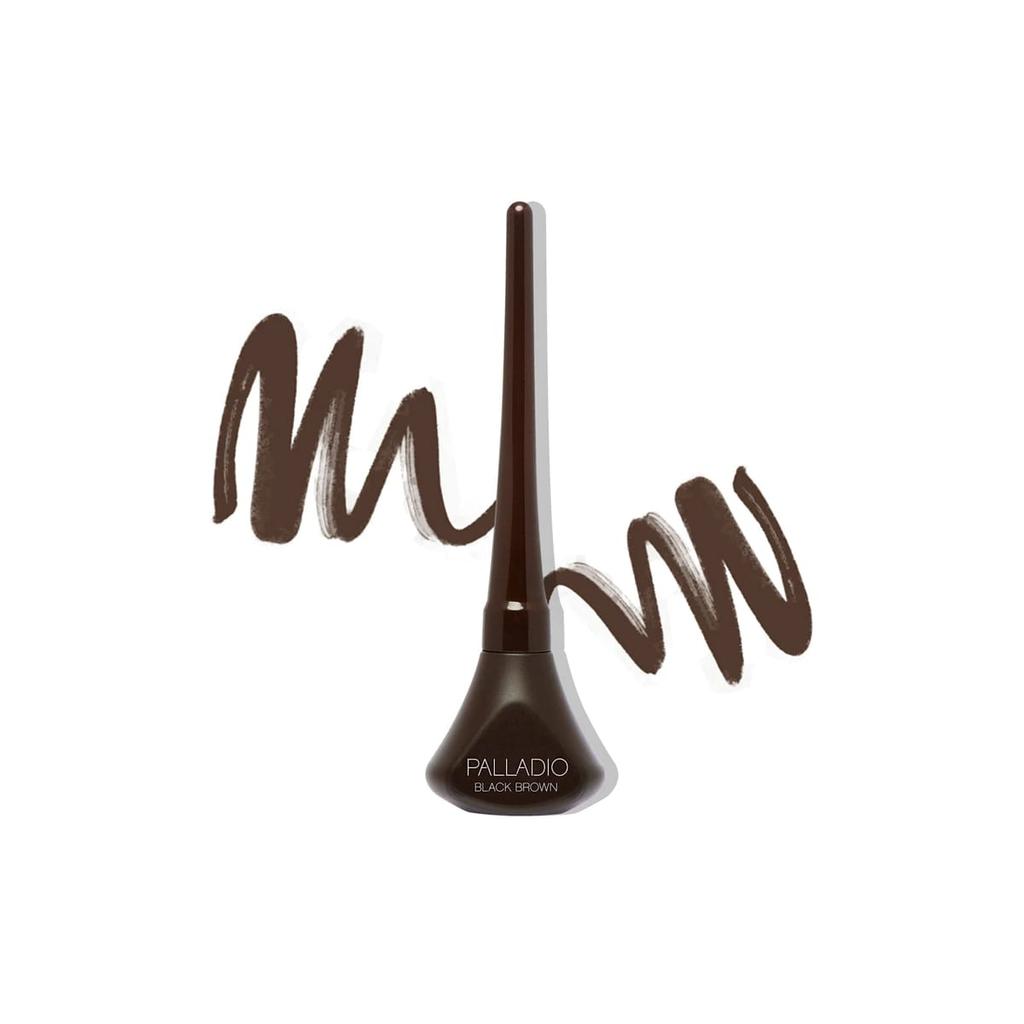 Palladio Flüssiger Eyeliner, schwarzbraun ELLS261, 0,13 fl oz (3,8 ml)