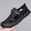 Summer Sandals New Mesh Breathable Hole Shoes Men's Outdoor Bag Head Slippers Beach Platform Sandals