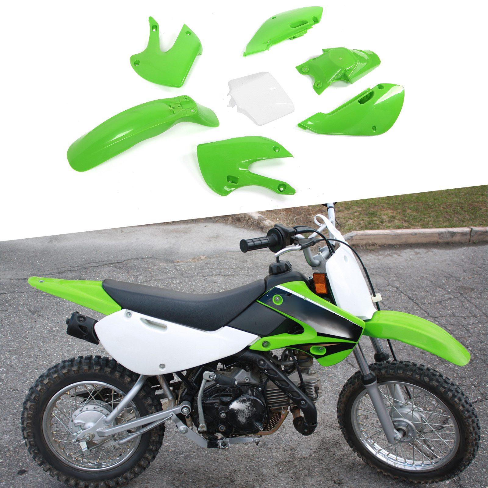 

Motorcycle NaFenders Fairing Fuel Cover Kit Replacement for KLX110 KX65 DRZ110 RM65