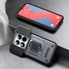 KEYSION Shockproof Case for Xiaomi Redmi Note 15 Pro+ 5G Slide Camera Protection Metal Ring Stand Phone Cover for Redmi Note 15 4G 5G