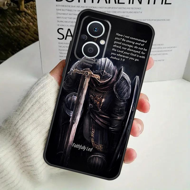 Christian Templar Knights Case For OPPO Reno 8 7 6 5 4 Lite 8T 5Z 4Z 10 11F OPPO Find X5 X6 Pro X2 Neo X3 Lite Cover