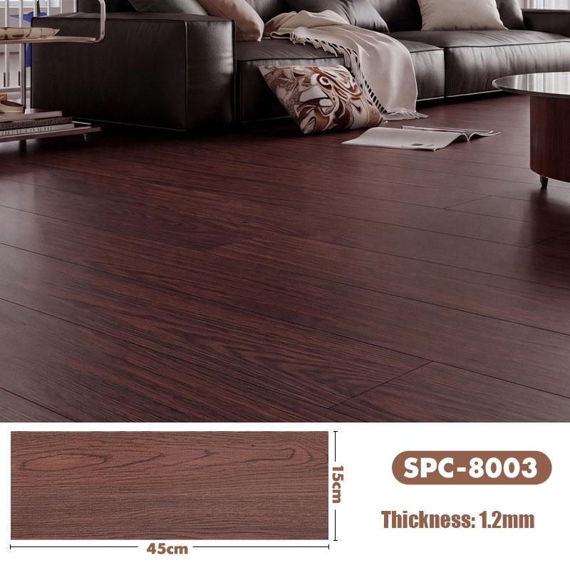 Selbstklebende Holzmaserung Vinyl-Bodenfliesen 1,2 mm Dicke Wasserdicht Abriebfest Abziehen und Aufkleben für Wohnzimmer Schlafzimmer Küche Büro Hotel