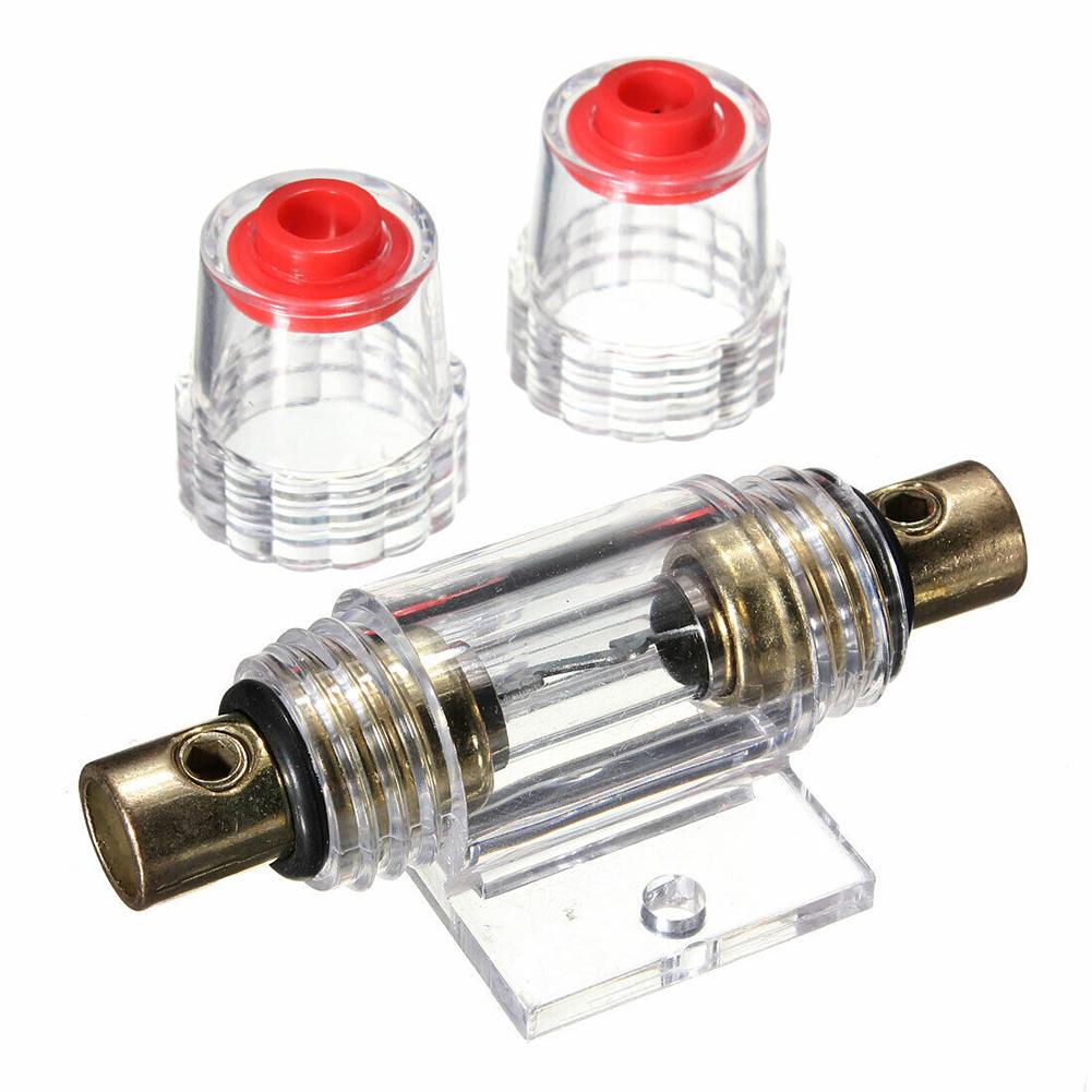 1500W Car Power Amplifier Wiring Kit 8GA Car Subwoofer Cable 60 AMP Fuse Holder Subwoofer Speaker Line 18GA for Car Modification Fuse Holders1