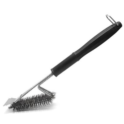 ZISIZ BBQ Grill Cleaning Brush with Scraper, 2-Pack