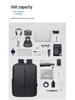 Men's Water-Resistant Casual Business Laptop Backpack with Large Capacity