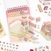 DIY Decorative Sticker Chinoiserie Theme Landscape Sticker Book Scene Sticker Journal Supplies Gift for Kid Child