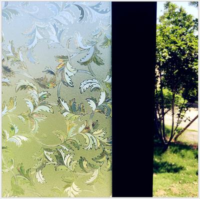 Película para ventana sin pegamento, películas de vidrio de privacidad para ventanas y puertas, adhesivo decorativo autoestático para protección UV