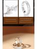 Dopamine Endorphin Sterling Silver Matching Couple Rings - Women's and Men's Gift for Girlfriend, Christmas Edition