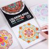 Creative Art Coloring Book 24 Sheets Pre-patterned Drawing Pad For Watercolor And Colored Pencils Acrylic Paint Marker