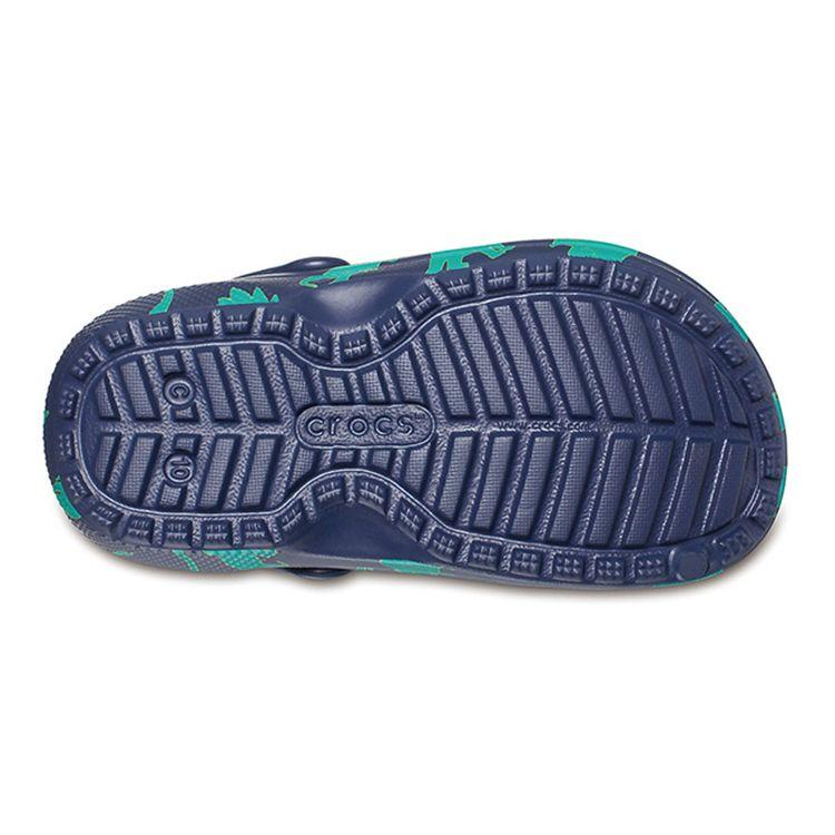 Crocs Lightweight Durable Childrens Cotton Sandals Kids Sandals Blue Green 204817-41D
