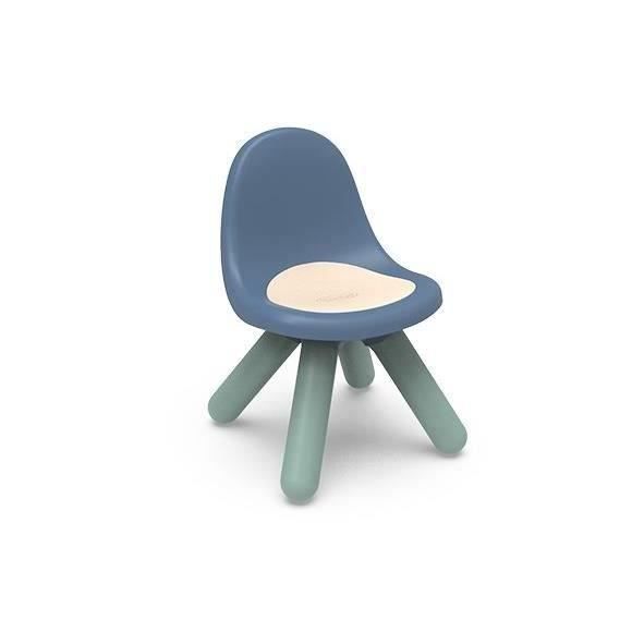 Little Smoby - Chaise enfant bleue - Pieds soufflés - Intérieur et Extérieur - Anti-UV