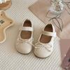 Girls' Korean Style Princess Shoes - Spring/Autumn Velvet Bowknot Flats