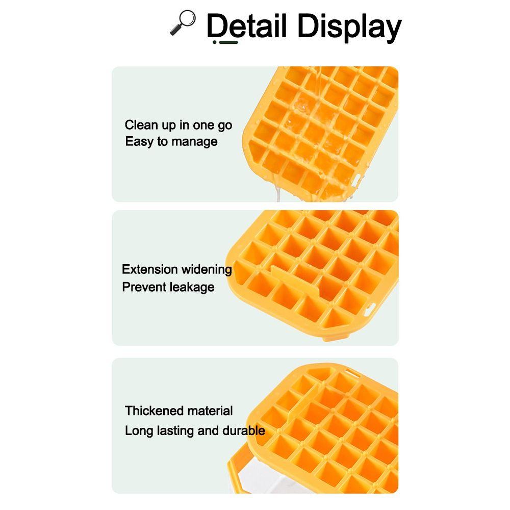 Silicone Ice Block Mold 100 Grid Ice Cube Maker Large Capacity Ice Cube Mould  Ice Tool